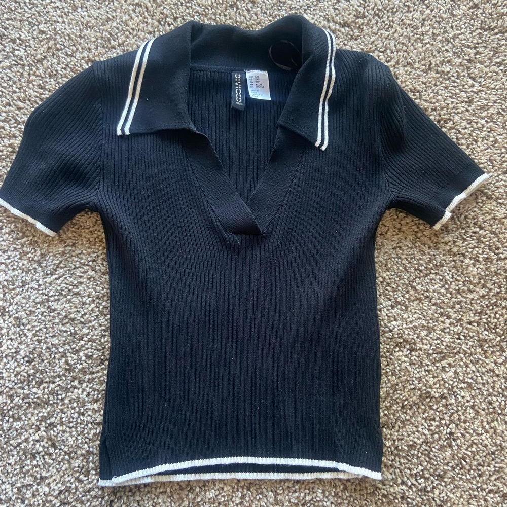 black polo top!